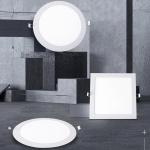 Flat 18W Round LED Ceiling Light SMD2835 Round LED Surface Panel Light