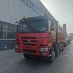 SINOTRUK RED HOWO 400HP 8×4 TIPPER DUMP TRUCK LHD