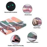 Easy Clean Travel Yoga Mat Made From Natural Tree Rubber＆Suede 11