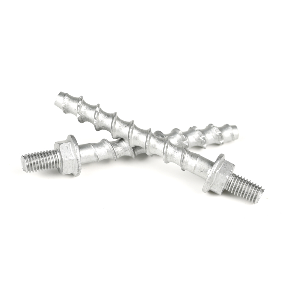 ZINC Finish Stainless Steel Hex Flange M8 70mm Anchor Bolt Screw Concrete Bolt Inox Tornillos Para Hormigon