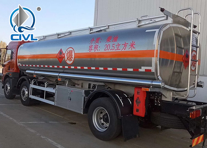 Sinotruk Howo Oil Tank Truck 6x4 22000l , Loading Fuel , Oil , Diesel Tanker Truck