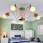 LED cartoon children room lamp bedroom ceiling lamp boy girl princess chandelier