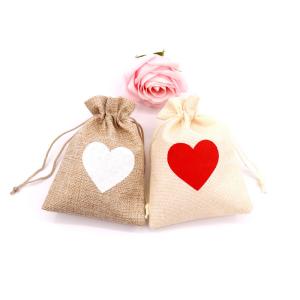 Quality Multifunctional Fabric Drawstring Gift Bags Jute Drawstring Pouch wholesale