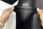 Wholesale 11 Oz Super Stretch Black Woven Denim Fabric For Jeans