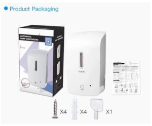 Quality Height Adjustable 30000 Times Motion Sensor Hand Sanitizer Dispenser wholesale