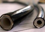 Black SAE 100 R8 3 / 8'' Hydraulic Hose Fiber Reinforcement -40℃ To +100℃