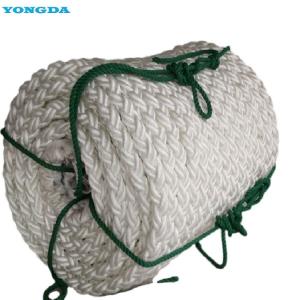 Quality Polyamide Multifilament Fibre Nylon Braided Ropes High Tensile Strength 28mm wholesale