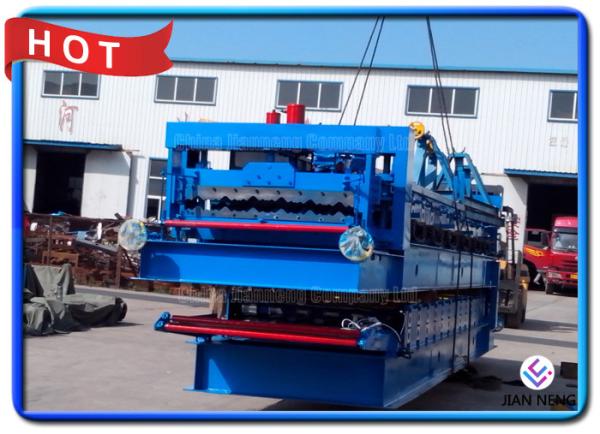 0.3-0.8mm Thickness Metal Rollforming Systems , Wall And Roof Steel Roofing