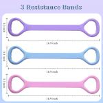Figure 8 Fitness Resistance Band Arm Back Shoulder Exercise Elastic Rope Stretch