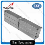 Grade N52 Neodymium Bar Magnets +/-0.05mm Tolerance ISO9001 Certificated