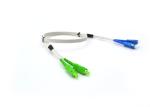 SC / APC - SC / UPC Fiber Optic Patch Cord DX SM Waterproof Fiber Optic Pigtail