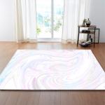 Marble Living Room Floor Carpets Machine Washable Bedroom Area Rugs