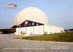20x60m Outdoor Exhibition Tents For Book Shop White PVC Roof Cover