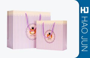 Quality Durable Cardboard Gift Bags / High End Paper Grocery Bags With Handles wholesale