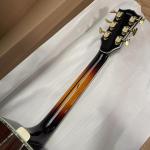 Custom Sunburst Color SJ200 ALL Solid Wood Jumbo Acoustic Guitar Crown Monarch