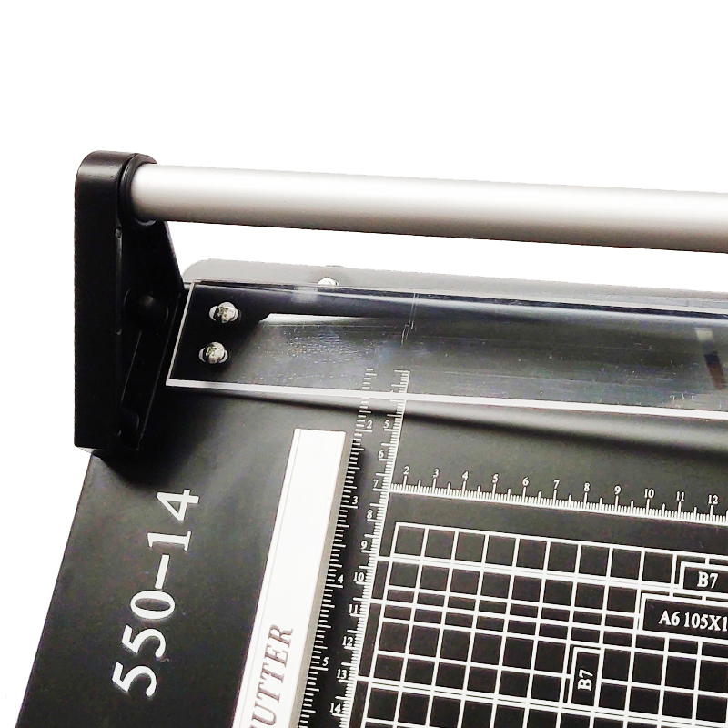 Durable 14" Rolling Paper Trimmer for Precise Cuts Plastic Material 550X300X105mm Size