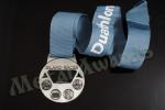 Durable Promotional Bottle Opener , Circle Bottle Opener Medals With Ribbon
