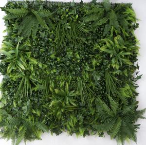 Quality Waterproof Green Artificial Leaf Wall 35mm 40mm wholesale