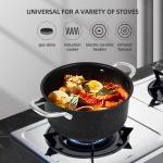 New Arrival Kitchen Stainless Steel 13 Pieces Nonstick Cookware Set Triple-layer