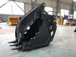 Q355B Powder Coated Excavator Thumb Bucket Multi Functional Pin On Type