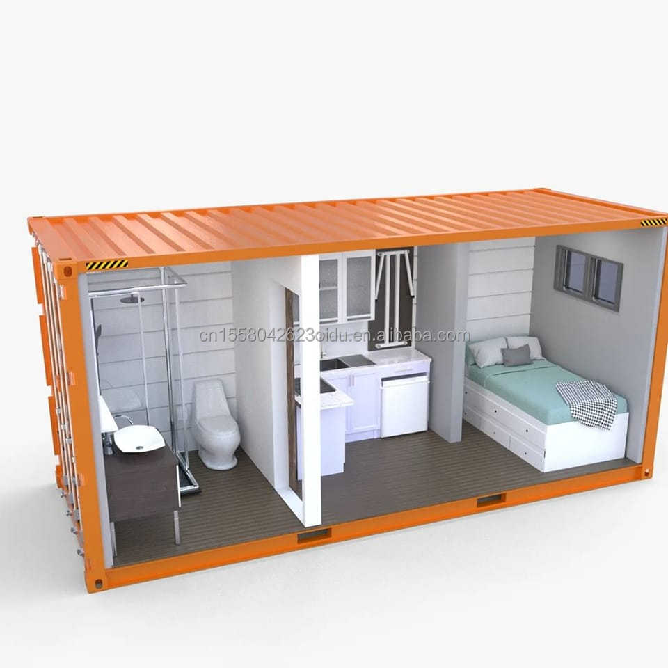 Galvanized Steel Square Tubes The Foundation of the Fine Modern Style Bedroom Loft House Container Prefab Beach Hotel Villa