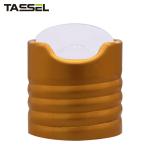 24 410 Disc Top Cap Aluminum Gold Press Durable For Cosmetic Bottle
