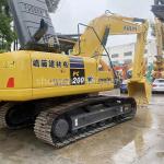 Used Japanese construction machinery Komatsu PC200 excavator with 0.8m3 bucket