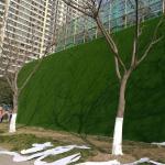 Plastic Green Artificial Lawns And Landscaping Wall Landscaping Decoration