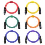 2 Meter Male to Female Balanced Snake Cord XLR Microphone Cables Cords
