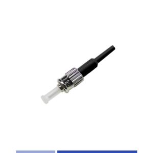 Quality Singlemode ST UPC Fiber Optic Connector Simplex 0.9mm boot Black wholesale