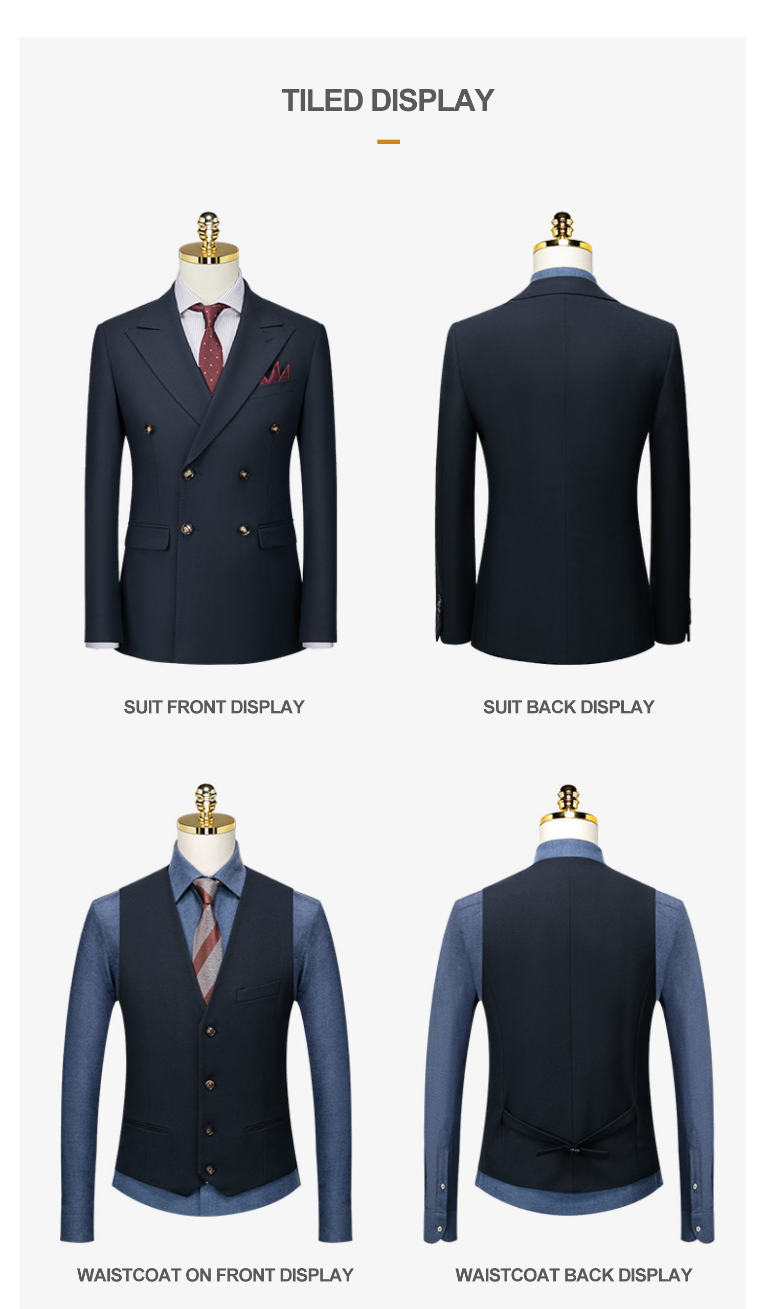 Mixed Fabric Groom's Suit for Professional Business Men in British Style Weddings in UK