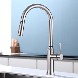 Quality Single Lever Touch Sensor Kitchen Faucet Flexible Hot Cold Water Supply wholesale