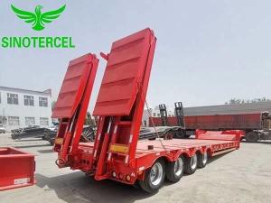 Quality Removable Gooseneck Semi Trailer 70 Tons Gooseneck Skeletal Trailer wholesale