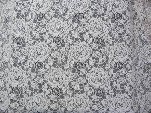 Quality Eco Friendly Cotton Nylon Flower Lace Fabric White For Blouse OEM ODM wholesale