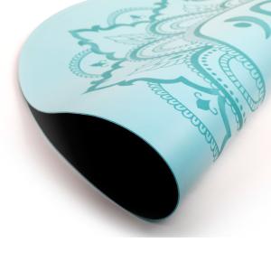 Quality Round Type Non Slip Custom Printed Fitness Gym Sports 4 mm Natural Rubber PU Yoga Mat wholesale