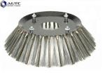 Steel Sweeper Broom Brushes Rotary Roller Customized Thickness Wear Resistant