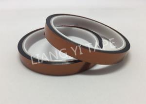 Quality 2 Mils Polyimide Film Heat Resistant Wire Tape , Silicone Adhesive Heat Proof Insulation Tape wholesale