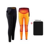 100% Cotton Rechargeable Heated Vest Pants Multifunctional Elastic Waist