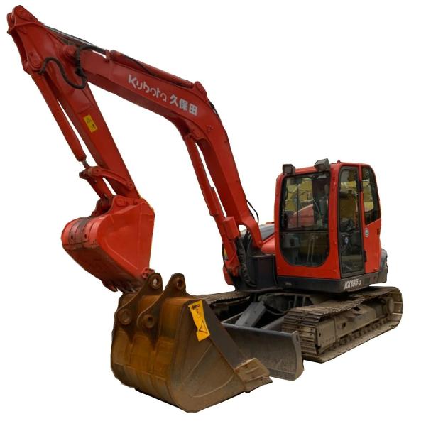 8000 KG Kubota185-3 Excavator with 0.35m3 Bucket Capacity and Mild Steel