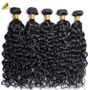 Quality Natural Black Water Wave Virgin Human Hair Bundles wholesale
