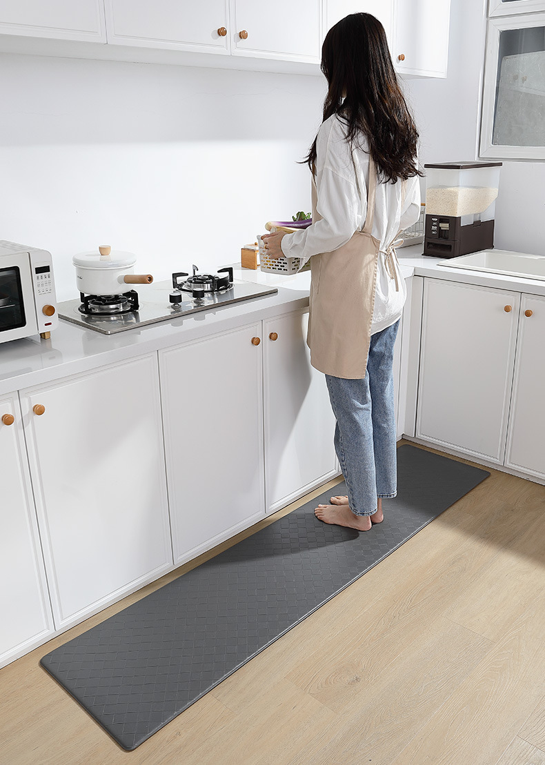 KITCHEN MAT Waterproof and Non-Slip PVC Carpets for Fatigue Prevention in Kitchens
