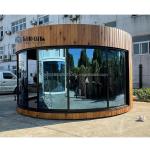 Modern European Union Prefabricated Wooden Houses with Galvanized Steel Square