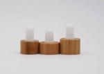 Regular Bamboo Essential Oil Dropper Bamboo Glass Dropper Caps Bamboo 18mm