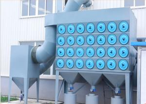 Quality Bag Filter Barrel Welded Smoke Baghouse Dust Collector Gas Box Pulse 5g / Nm3 wholesale