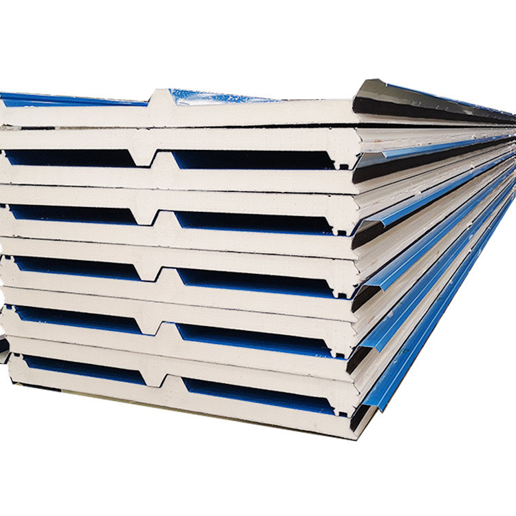 Clean and Tidy Exterior Wall Sandwich Panels Produced with PU Polyurethane Core Material