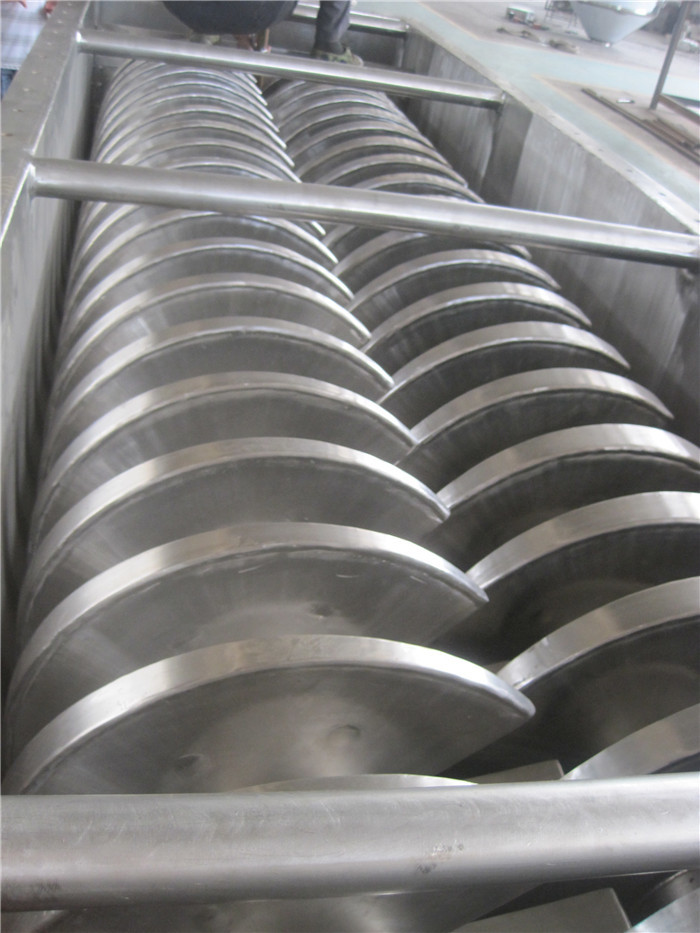 Self Cleaning SUS316 KJG Hollow Paddle Dryer