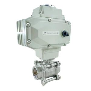 Quality DN8-DN100 Straight Through Type Electric Actuator 3PC Ball Valve with Straight Channel wholesale