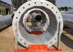 Wind Energy Steel Monopole Tower High Tensile Strength AWS D1.1 Welding Standard