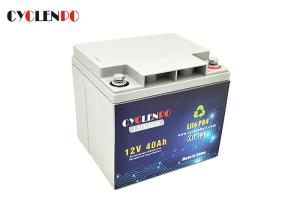 Quality Custom Deep Cycle LiFePO4 Battery 40ah For Motorcycle / Emergency Lighting Extremely Safe wholesale