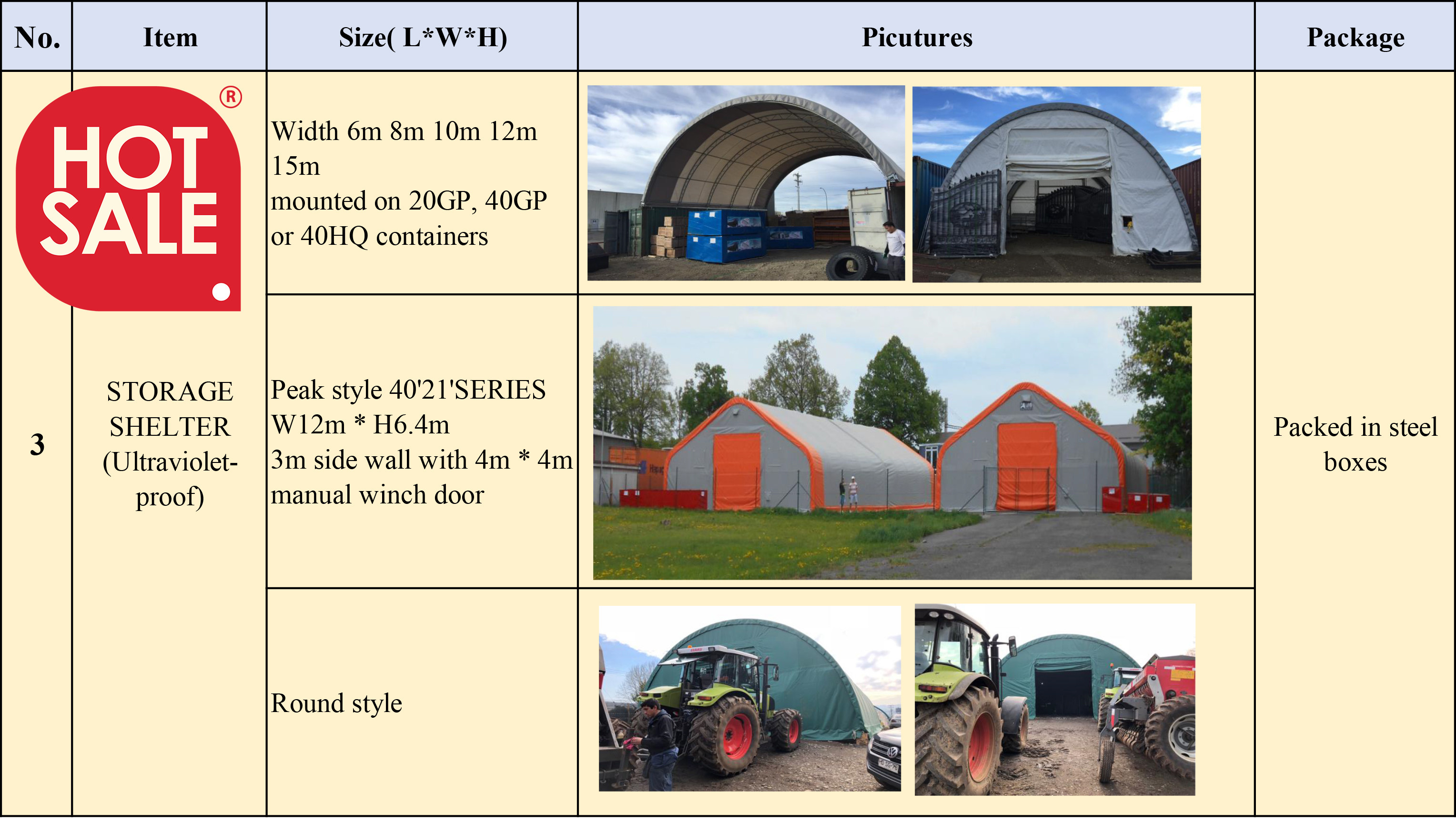 container and tent storage shelter Good Price Container And Tent